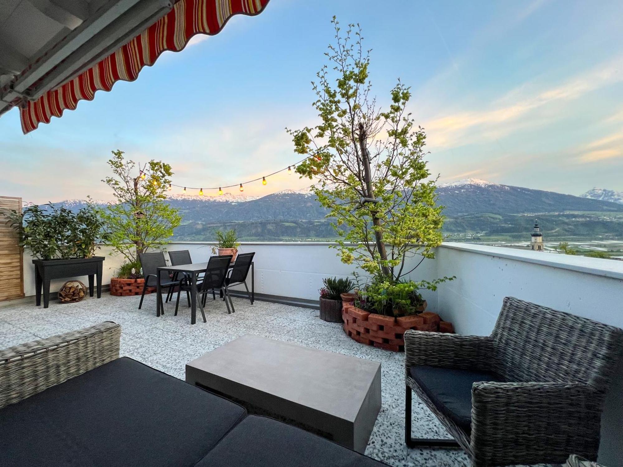 Sunny Mountain Loft - Terrace & Garden Lägenhet Thaur Exteriör bild